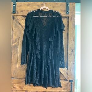 Elegant Black Lace Dress